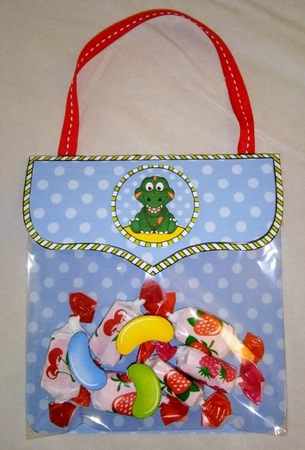 3D Gift Bag Mini Kit - Cute Little Dinosaur  by Beverley Hassell