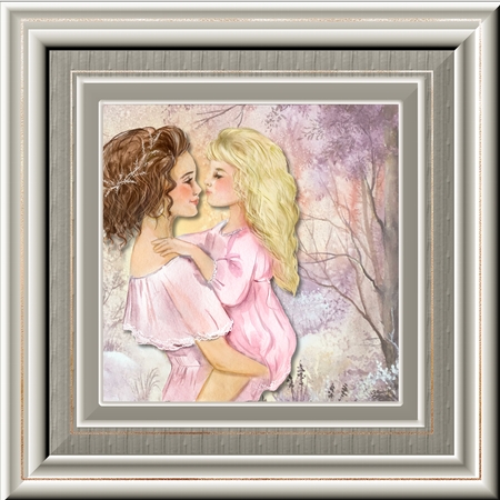 Woodland Watercolour background by Beverley Hazelgrave