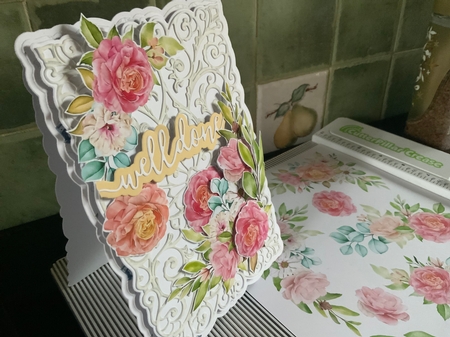 Roses Fussy Cut by Beverley Hazelgrave