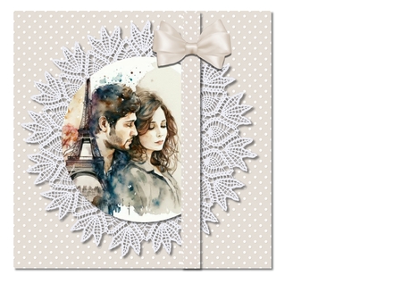 Elegance Doily Mats-Winter Wonderland by Beverley Hazelgrave