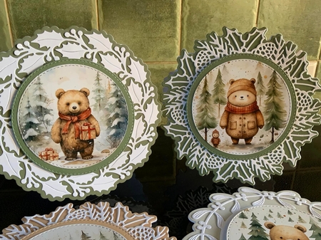Christmas Bears1 by Beverley Hazelgrave