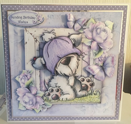 Shadow Box - Butterfly Watcher by Beverley Hazelgrave