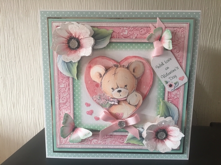 Teddy Bear Balloon by Beverley Hazelgrave