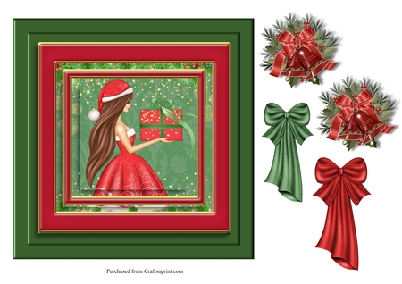 Christmas Colors 2 - Holiday Bell Graphics | package 4 by Beverley Hazelgrave