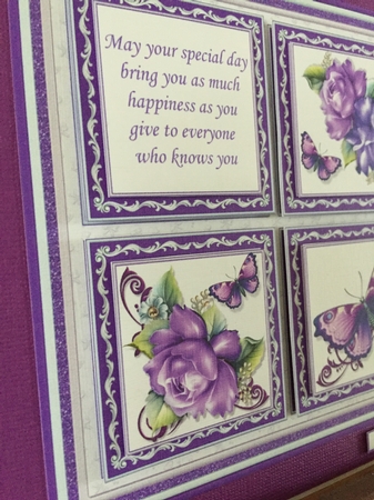  ROSES BUTTERFLIES & VERSES SQUARES 7.5 Quick Layer Cards Bumper Kit by Beverley Hazelgrave