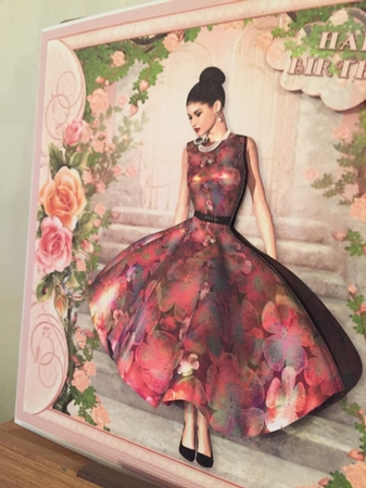 1950s Lady Blushing Rose Mini Kit by Beverley Hazelgrave