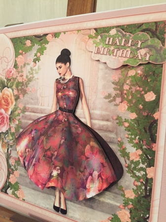 1950s Lady Blushing Rose Mini Kit by Beverley Hazelgrave