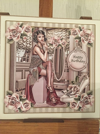 Mini Kit: Flapper lady by Beverley Hazelgrave