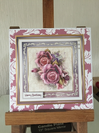 Vintage flowers and lace by Beverley Hazelgrave
