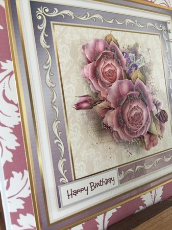 Vintage flowers and lace by Beverley Hazelgrave