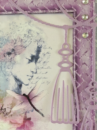 20 Lace trim frames  by Beverley Hazelgrave