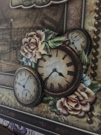 Steampunk 8x8 Decoupage Mini Kit by Beverley Hazelgrave
