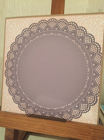 Dusky Ornate Corner Paper by Beverley Hazelgrave