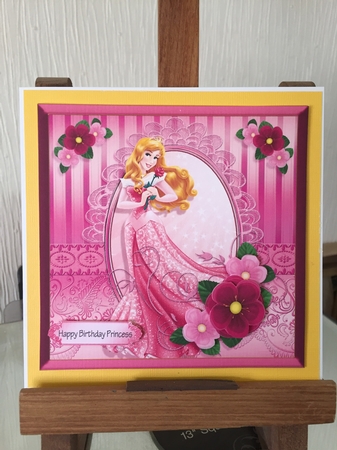 Princess Satin Card Front Bumper Kit.1 by Beverley Hazelgrave