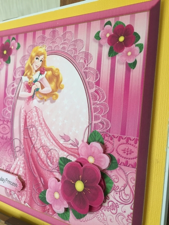 Princess Satin Card Front Bumper Kit.1 by Beverley Hazelgrave