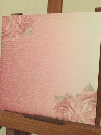 Faded Rose Script Backgrounds by Beverley Hazelgrave