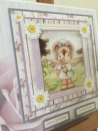Teddy like a daisy by Beverley Hazelgrave