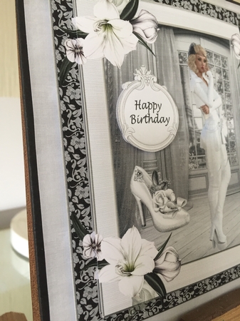 Mini Kit: Flapper Lady In White by Beverley Hazelgrave