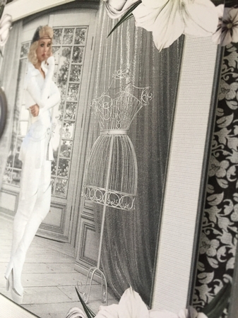Mini Kit: Flapper Lady In White by Beverley Hazelgrave