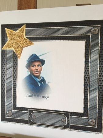 Ol Blue Eyes mini kit by Beverley Hazelgrave