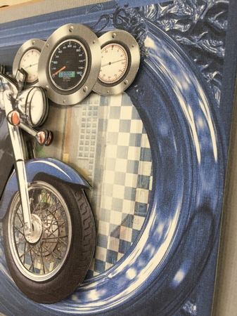 Biker Speed Card Front Mini Kit-1 by Beverley Hazelgrave