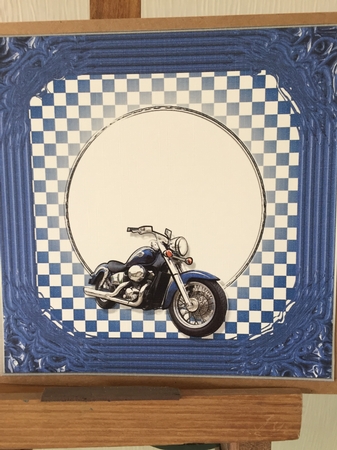 Biker Speed Card Front Mini Kit-1 by Beverley Hazelgrave