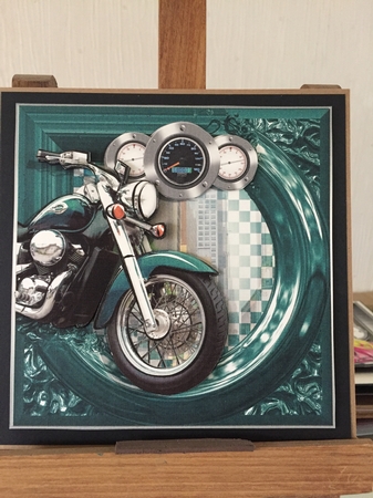 Biker Speed Card Front Mini Kit-3 by Beverley Hazelgrave