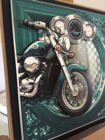Biker Speed Card Front Mini Kit-3 by Beverley Hazelgrave