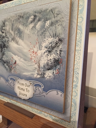 Watercolour Christmas Square Bumper Kit 1 by Beverley Hazelgrave