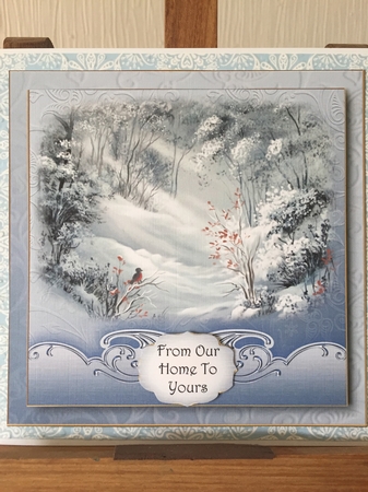 Watercolour Christmas Square Bumper Kit 1 by Beverley Hazelgrave