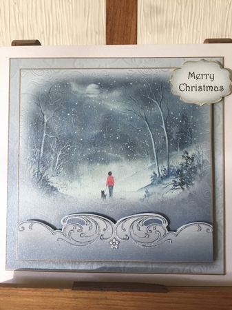 Watercolour Christmas Square Bumper Kit 2 by Beverley Hazelgrave