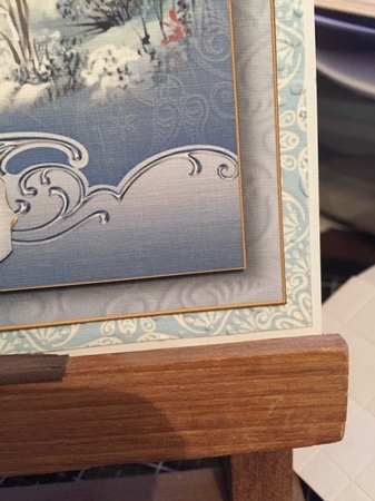 Macaroon Damask Background by Beverley Hazelgrave