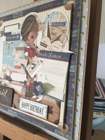 Life is a Beach Gold Spot Background by Beverley Hazelgrave