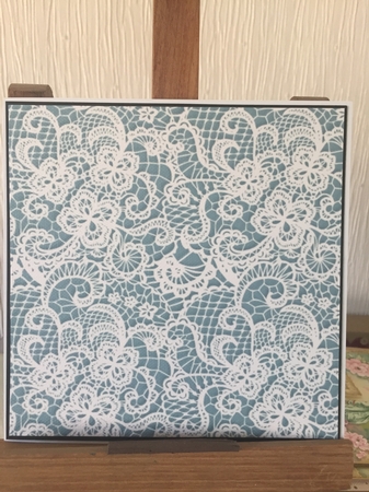 Life is a Beach Lace Background by Beverley Hazelgrave