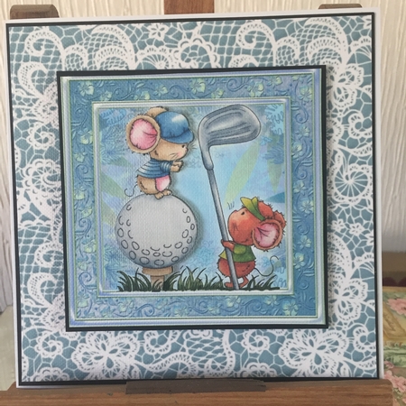 Life is a Beach Lace Background by Beverley Hazelgrave