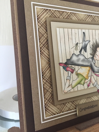 A Happy graduation boy by Beverley Hazelgrave
