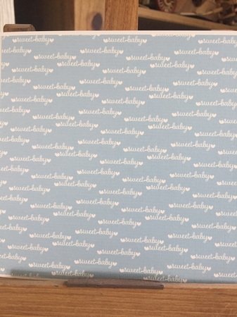 Sweet Baby Text Background Sheet by Beverley Hazelgrave