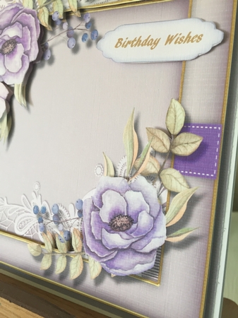 Beautiful Lilac   Berrys and  Roses  by Beverley Hazelgrave
