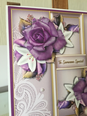 Panels Heritage Roses by Beverley Hazelgrave