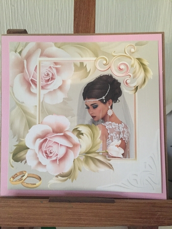 Vintage Rose Bride mini kit by Beverley Hazelgrave