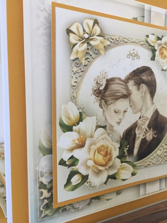 Wedding Anniversary Couple Card Mini Kit1 by Beverley Hazelgrave