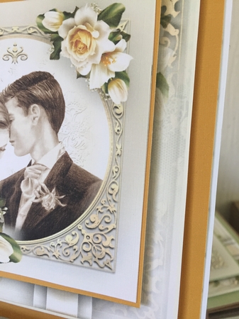 Wedding Anniversary Couple Card Mini Kit1 by Beverley Hazelgrave