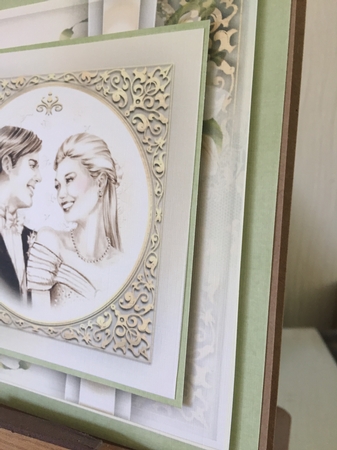 Wedding Anniversary Couple Card Mini Kit2 by Beverley Hazelgrave
