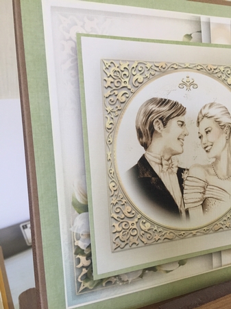 Wedding Anniversary Couple Card Mini Kit2 by Beverley Hazelgrave