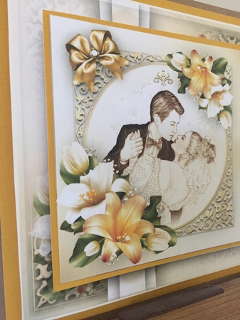 Wedding Anniversary Couple Card Mini Kit3 by Beverley Hazelgrave