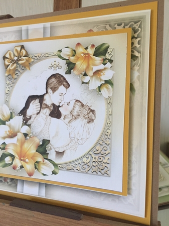 Wedding Anniversary Couple Card Mini Kit3 by Beverley Hazelgrave