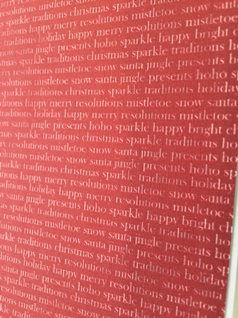 Christmas 3 Silver Script Background by Beverley Hazelgrave