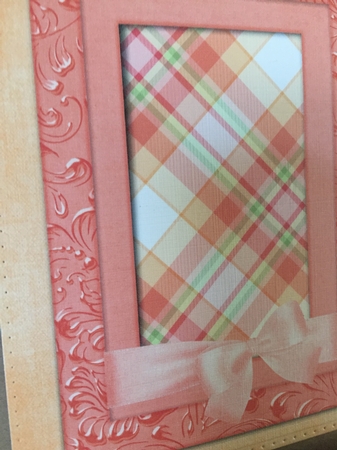 Peachy Keen - Color Palette 8x8 Pretty Embossed Backgrounds by Beverley Hazelgrave