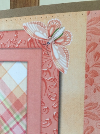 Peachy Keen - Color Palette 8x8 Pretty Embossed Backgrounds by Beverley Hazelgrave