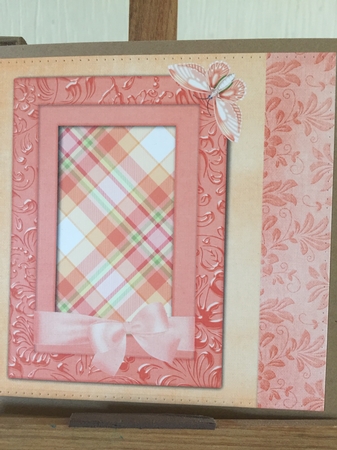 Peachy Keen - Color Palette Wrap Bow & Beautiful Vertical Frame Graphics by Beverley Hazelgrave